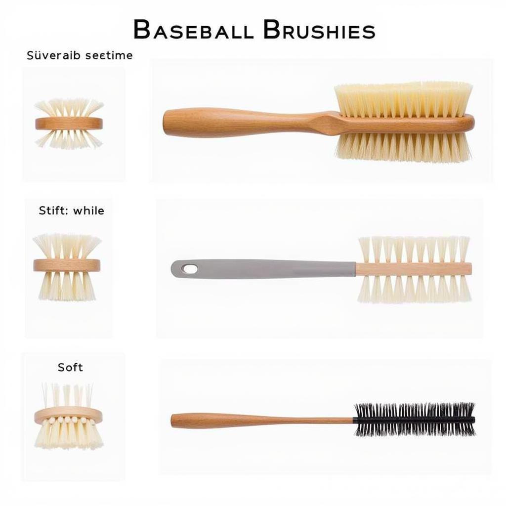 Variety of Baseball Brushes