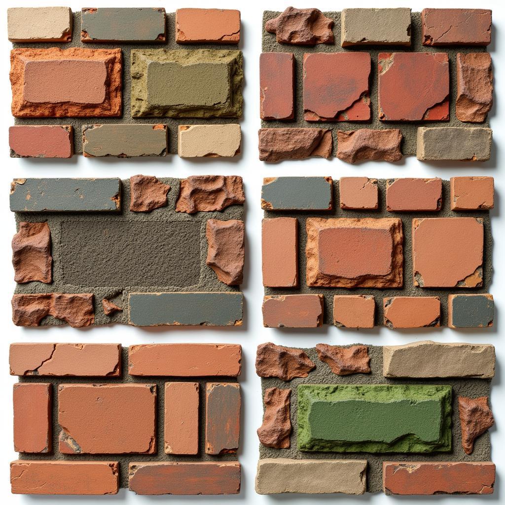 Different types of bio bricks