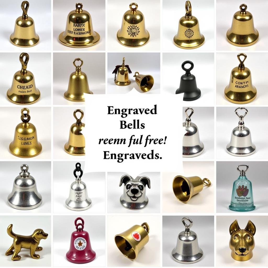 Variety of Custom Engraved Bells