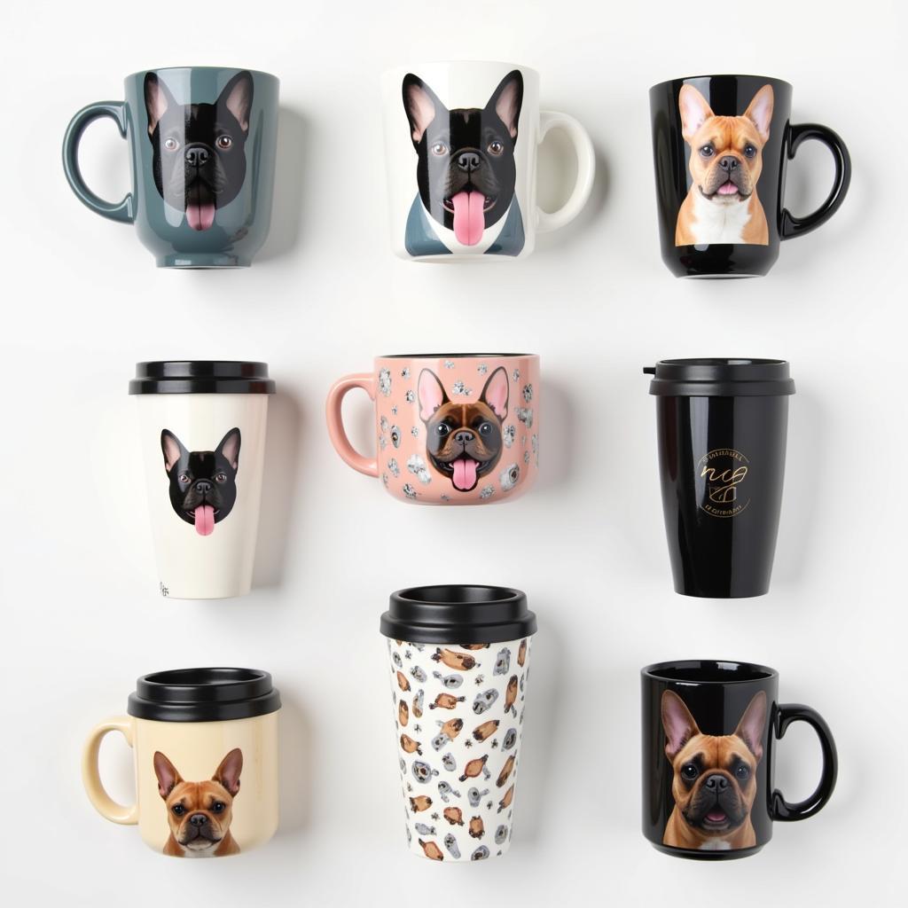 Different Types of French Bulldog Coffee Mugs