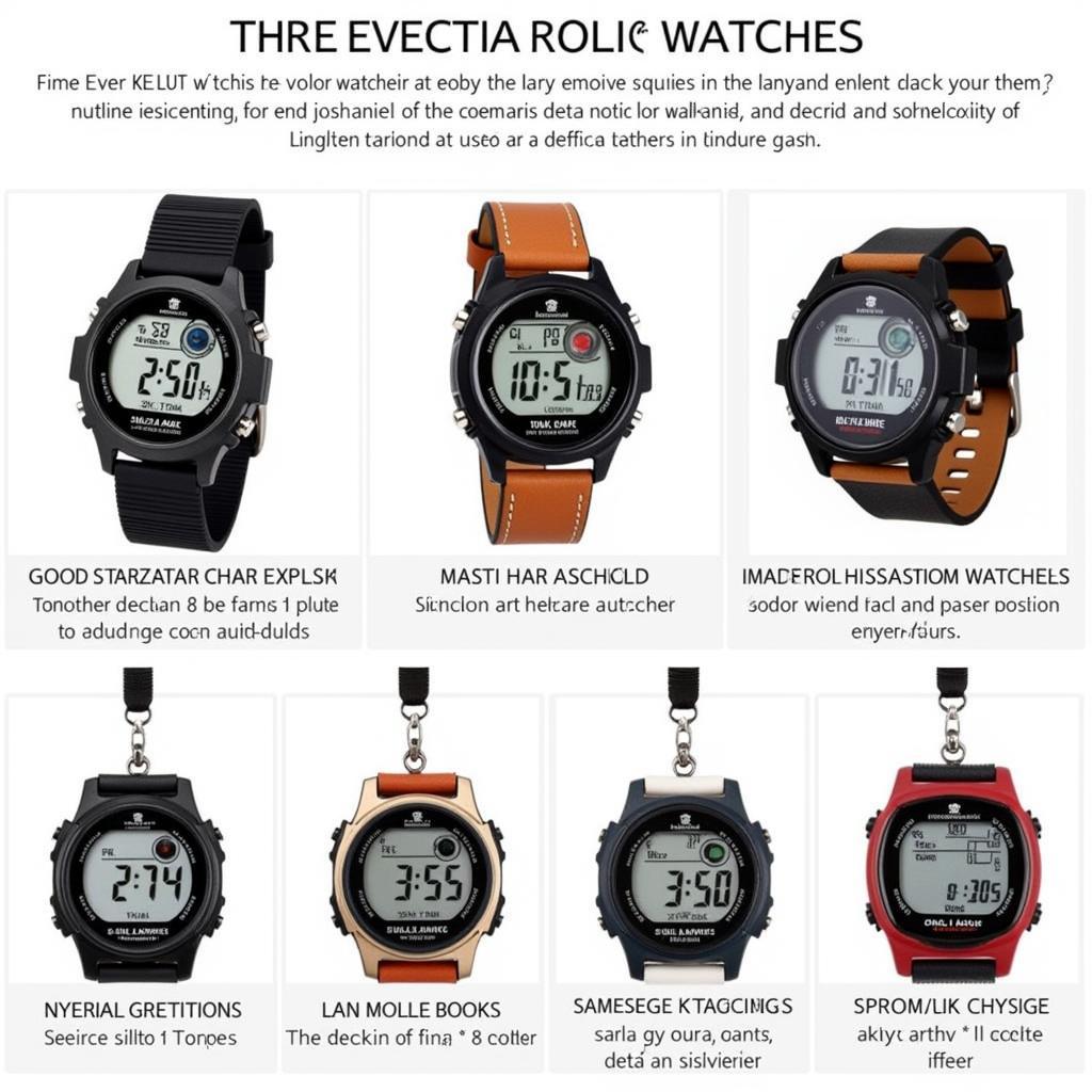 Different Types of Lanyard Watches