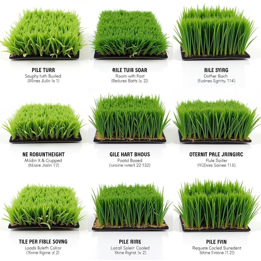 Different Types of Tropica Turf