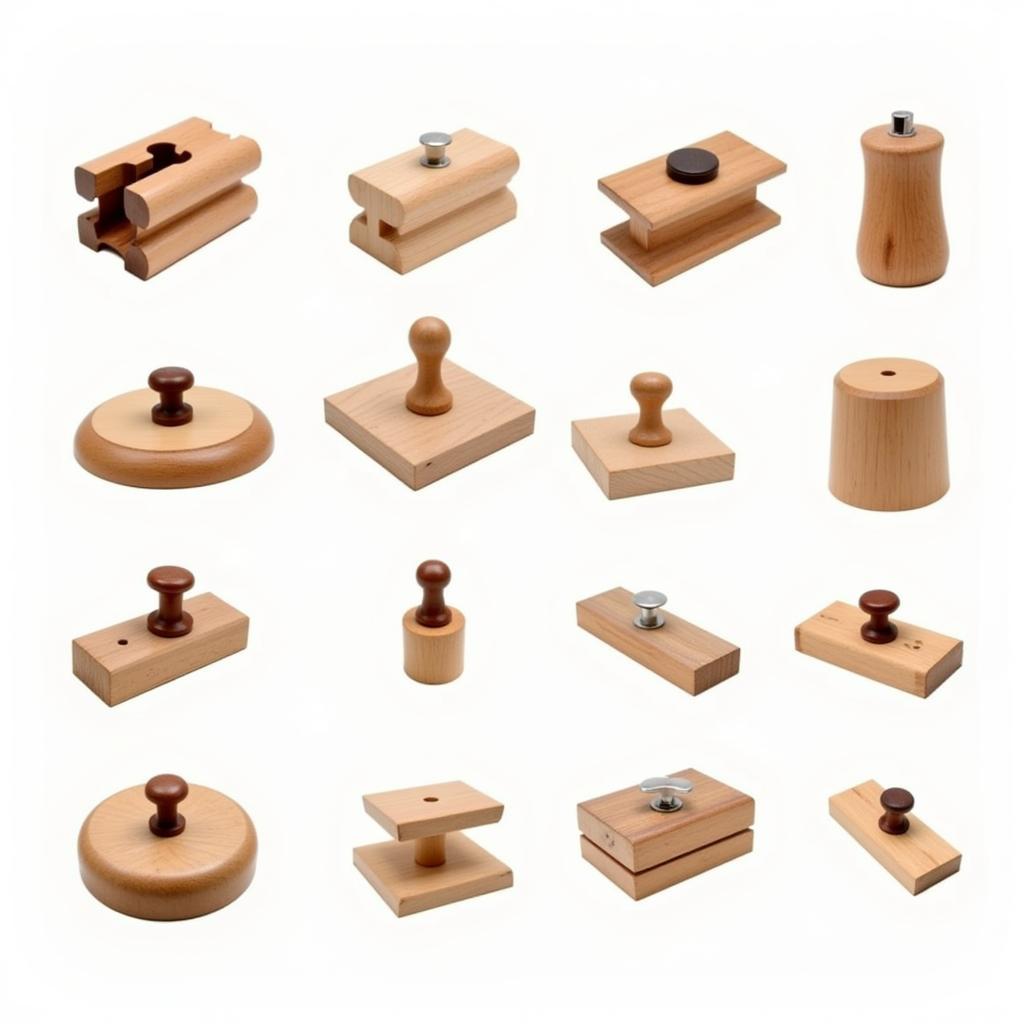 Various Wooden Seam Pressers for Sewing