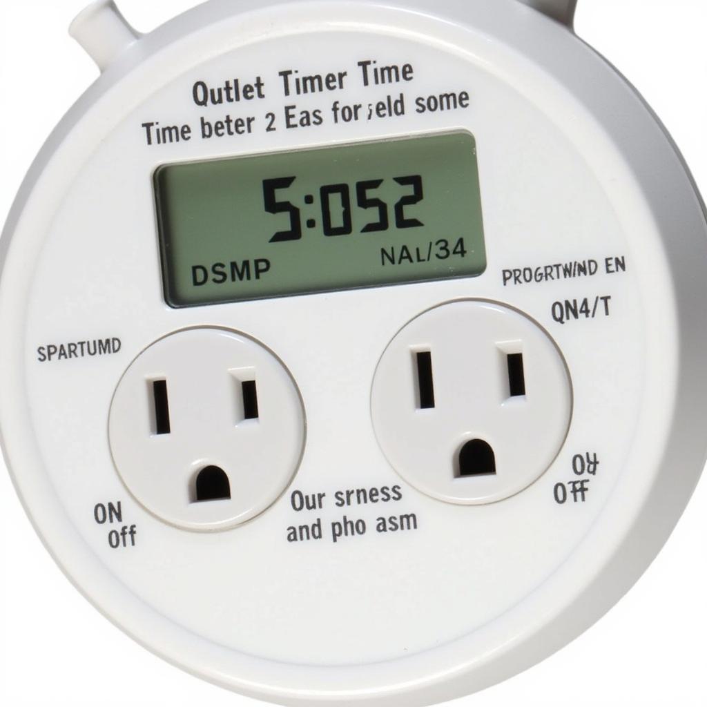 Digital 2 Outlet Timer Features Display