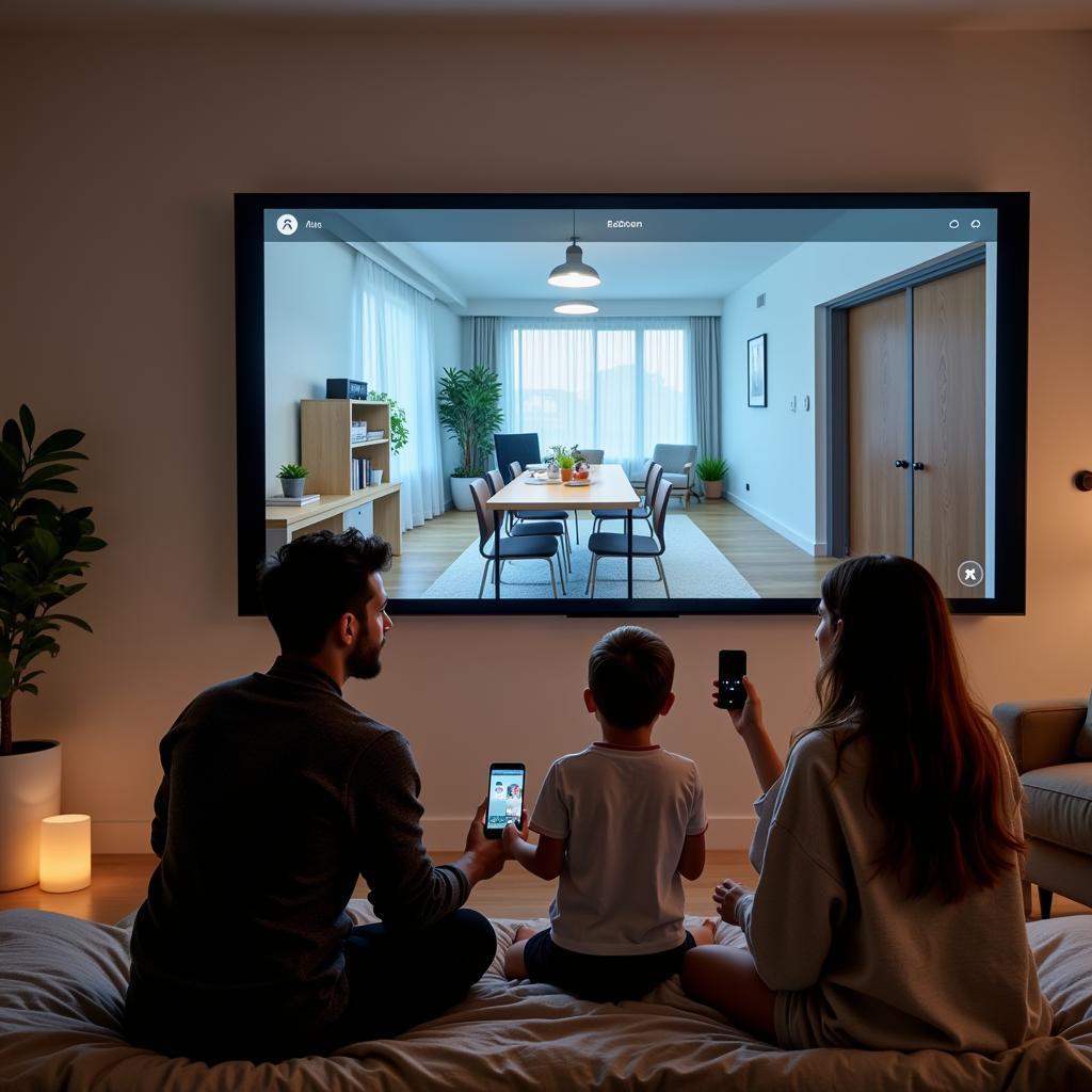 Smart home integration with a digital family command center