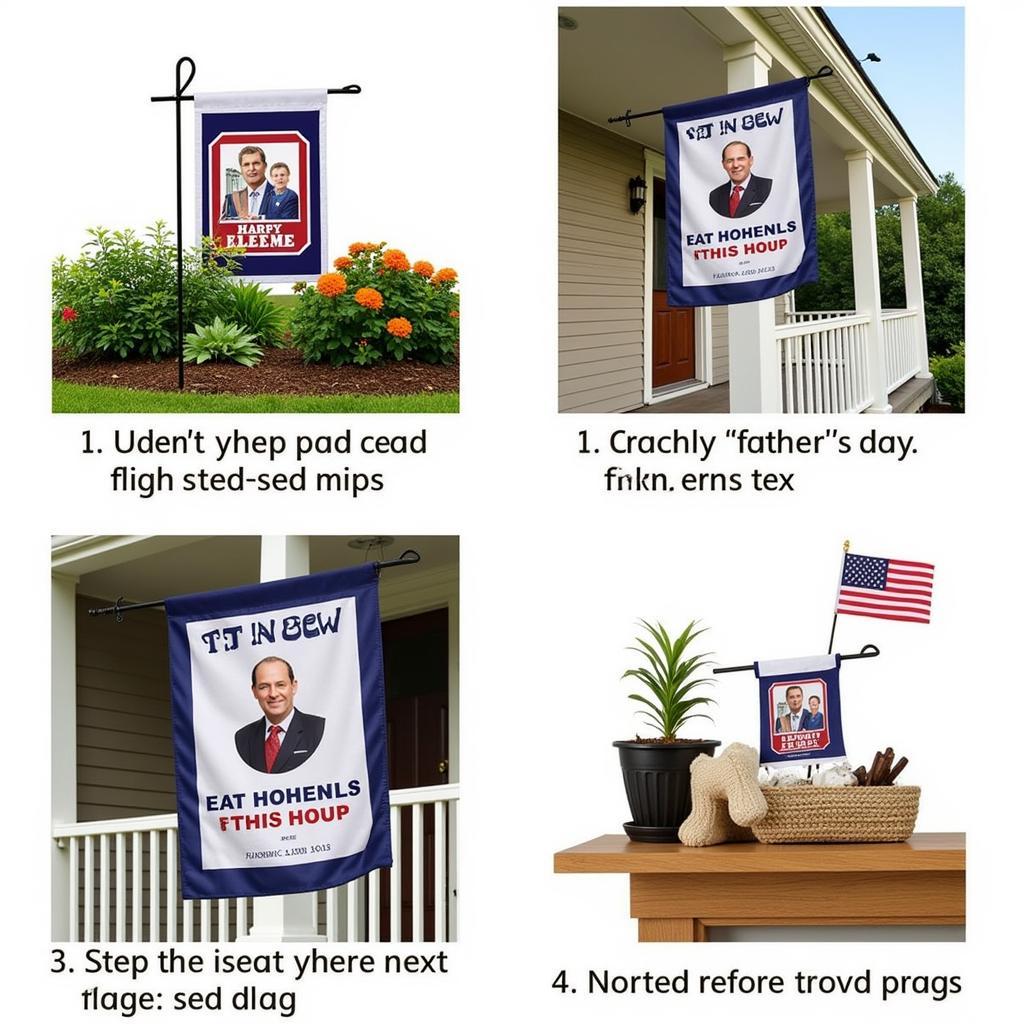 Displaying your Father's Day Flag