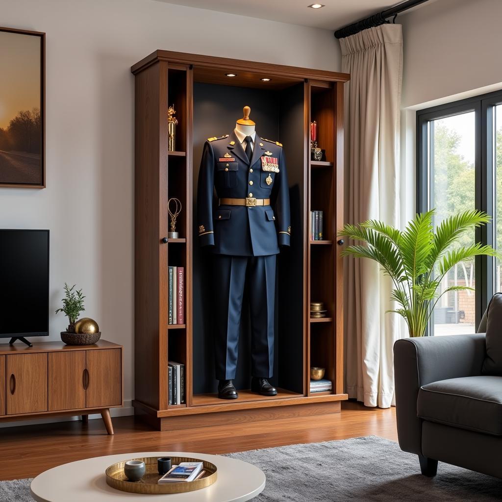 Showcasing Your Military Uniform in a Display Case