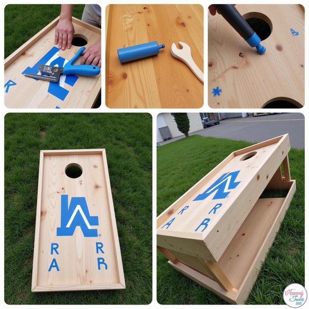 Building DIY Dodgers Cornhole Boards: A Step-by-Step Guide