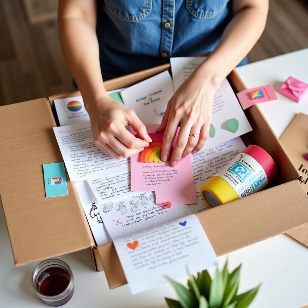 Creating DIY Free Pride Boxes with Personal Touches