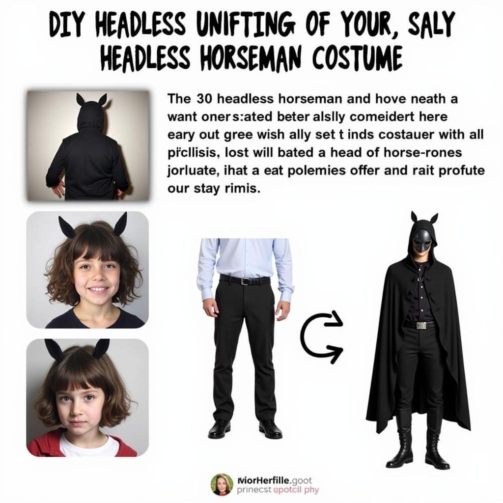 DIY Headless Horseman Costume