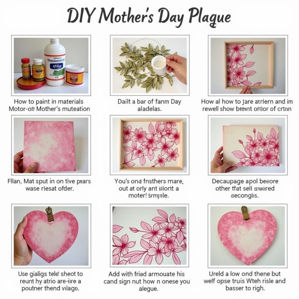 DIY Mother's Day Plaque Tutorial