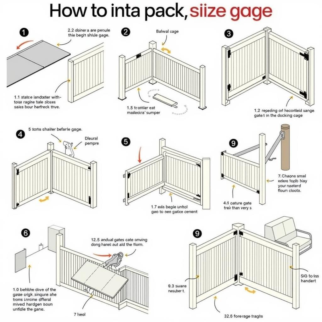 DIY White Deck Gate Installation Guide