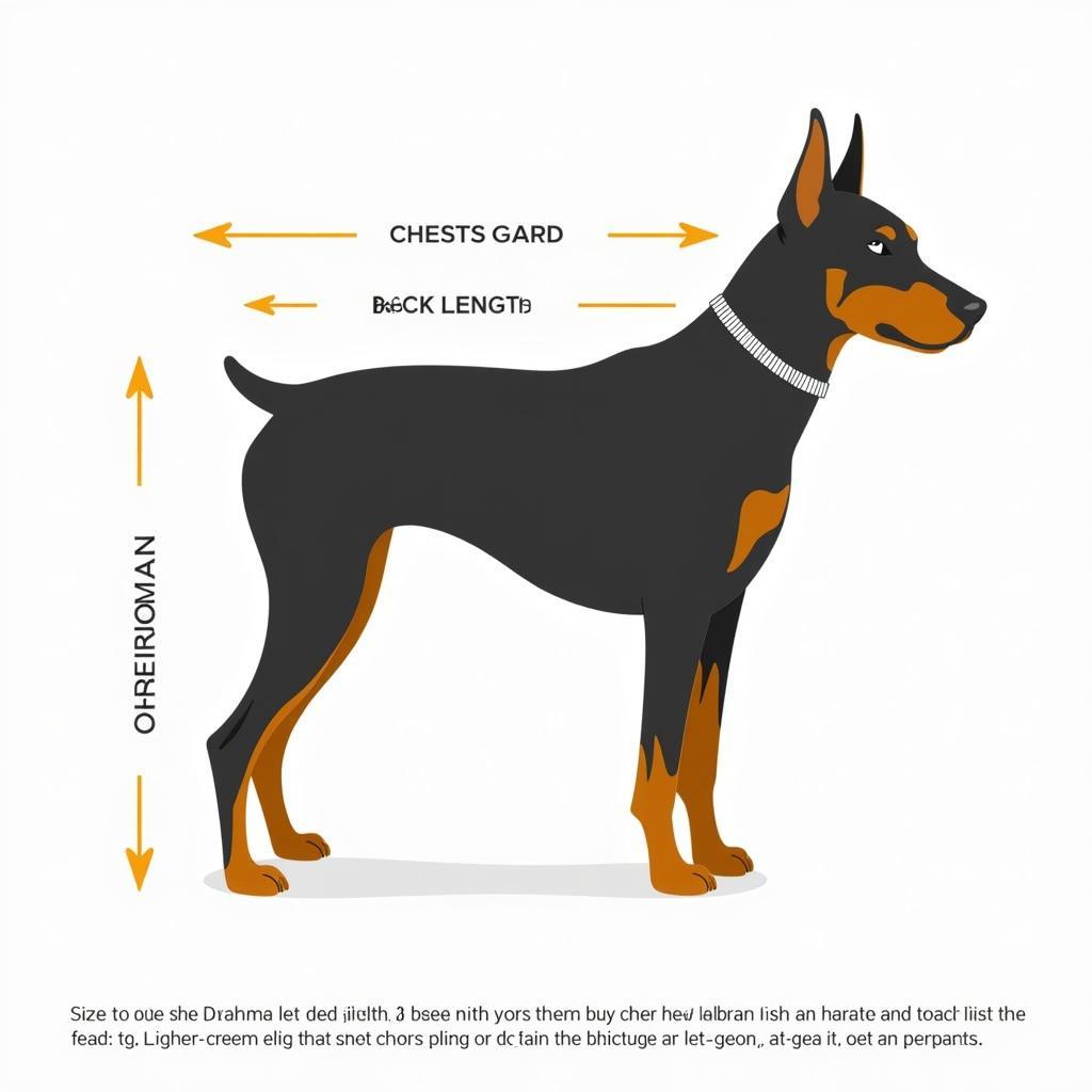 Doberman Measuring Guide for Apparel