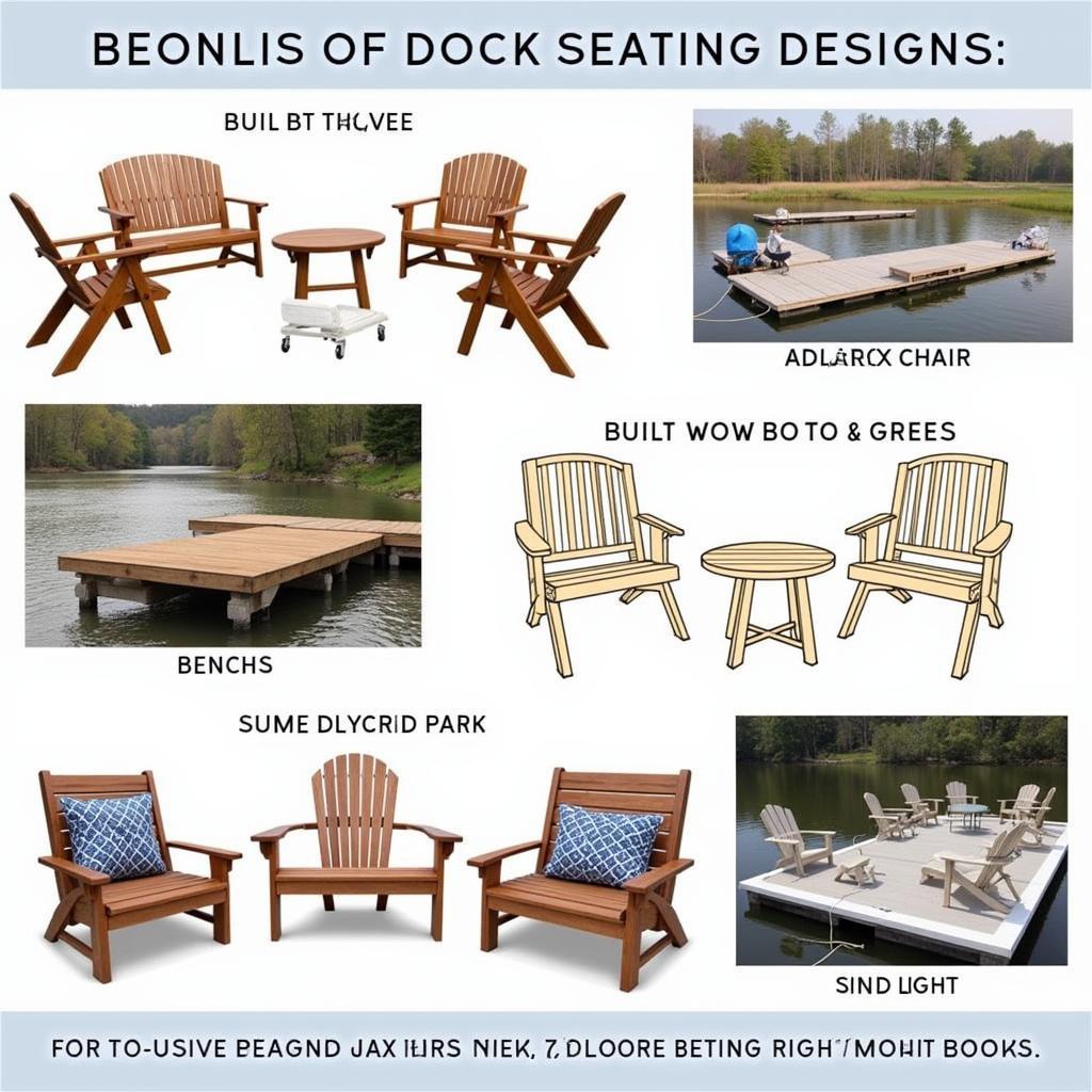 Dock Seating Design Ideas: Benches, Adirondack Chairs, and Built-in Seating