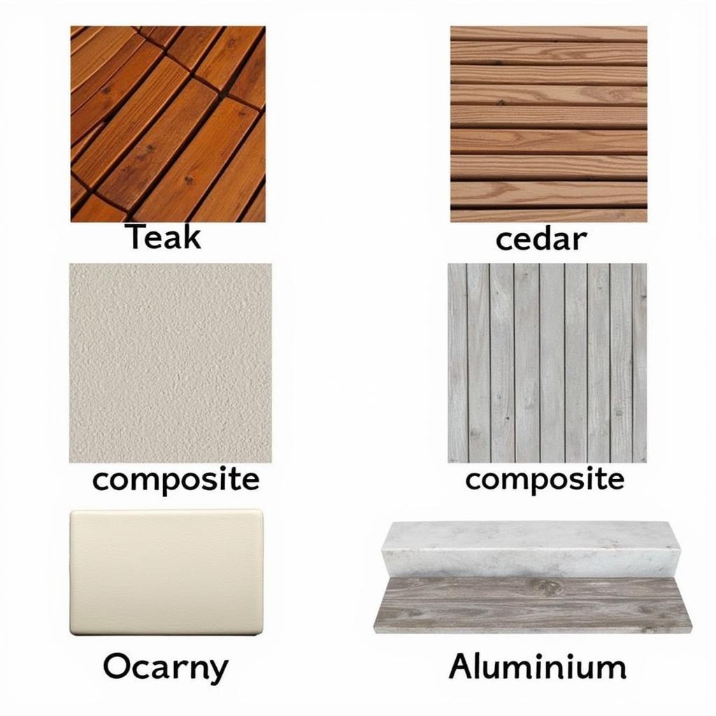 Dock Seating Material Comparison: Teak, Cedar, Composite, and Aluminum