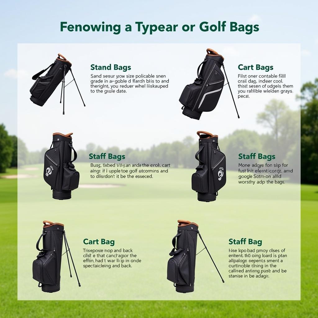 Different Types of Dodger Golf Bags