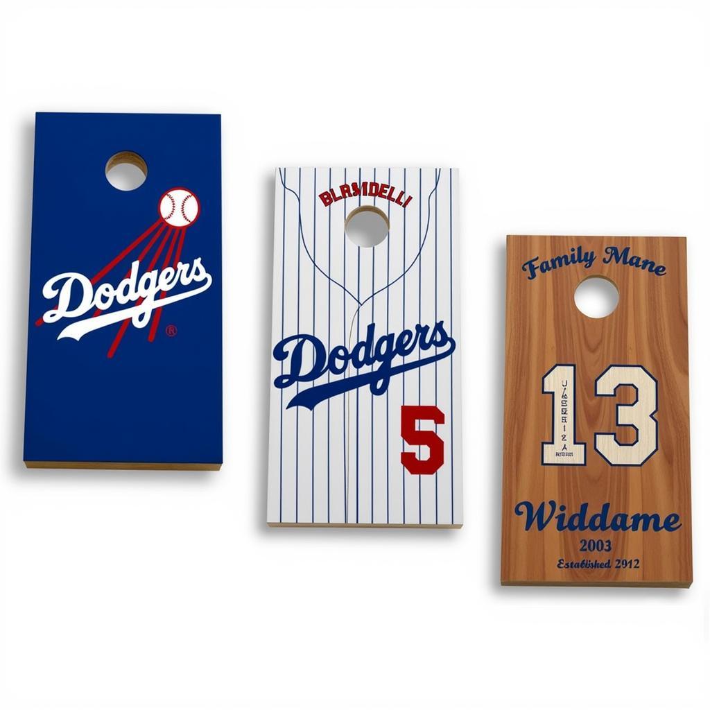 Dodgers Cornhole Board Designs: Classic, Custom, and Personalized Options