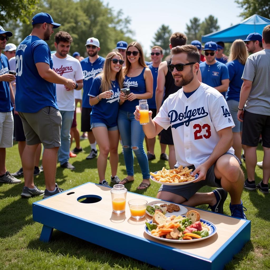 Dodgers Cornhole Tailgate Party: Fun for the Whole Family