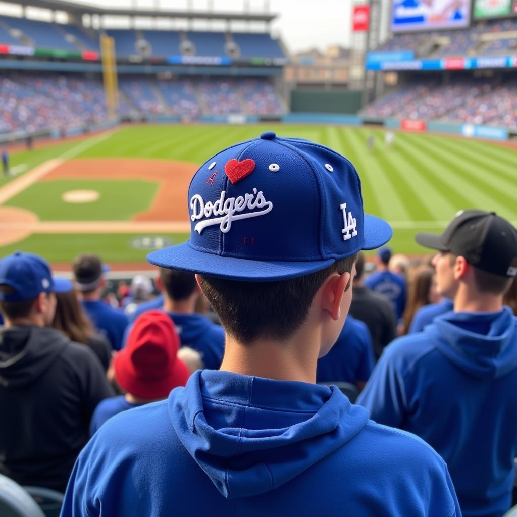 Dodgers Heart Hat on Game Day: Show Your Support