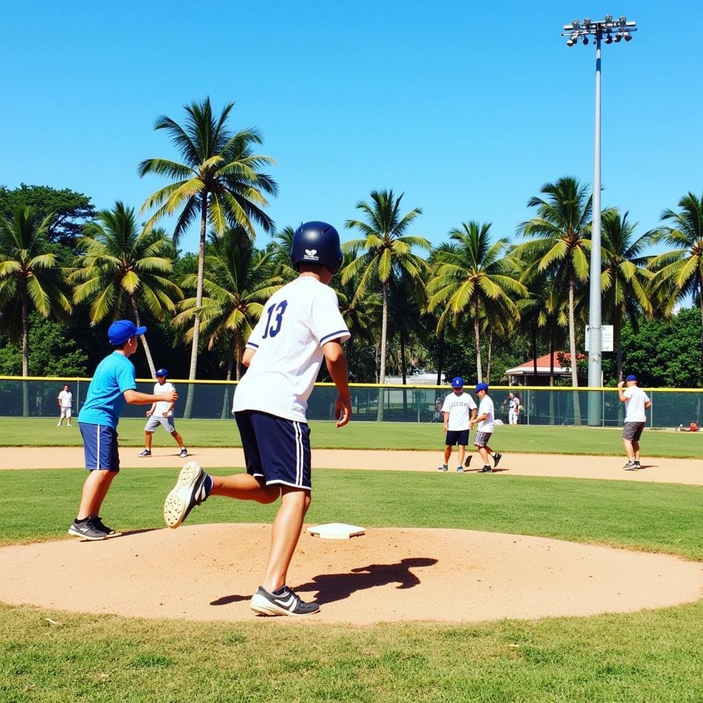 Dominican Republic Baseball Camp Gameplay