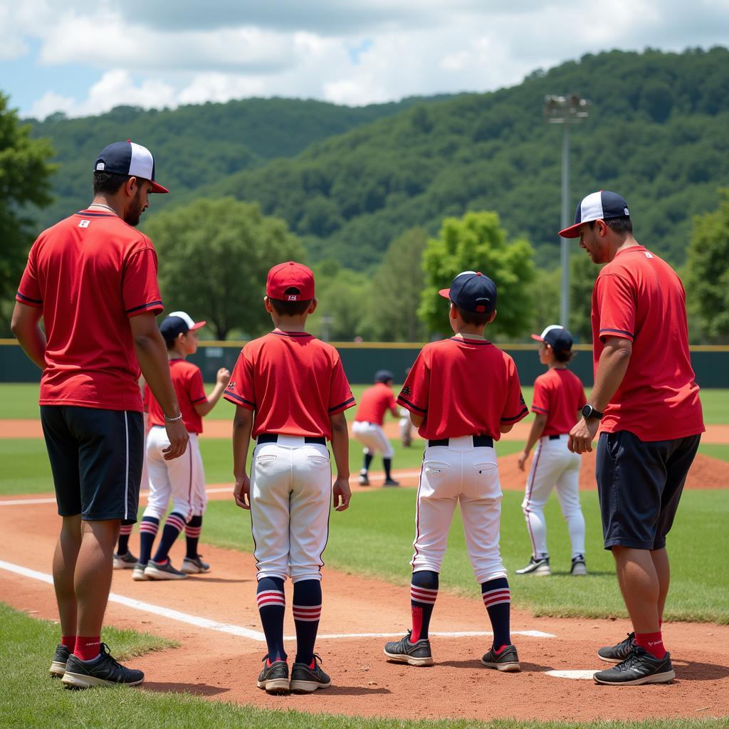 Dominican Republic Baseball Camp Training Session