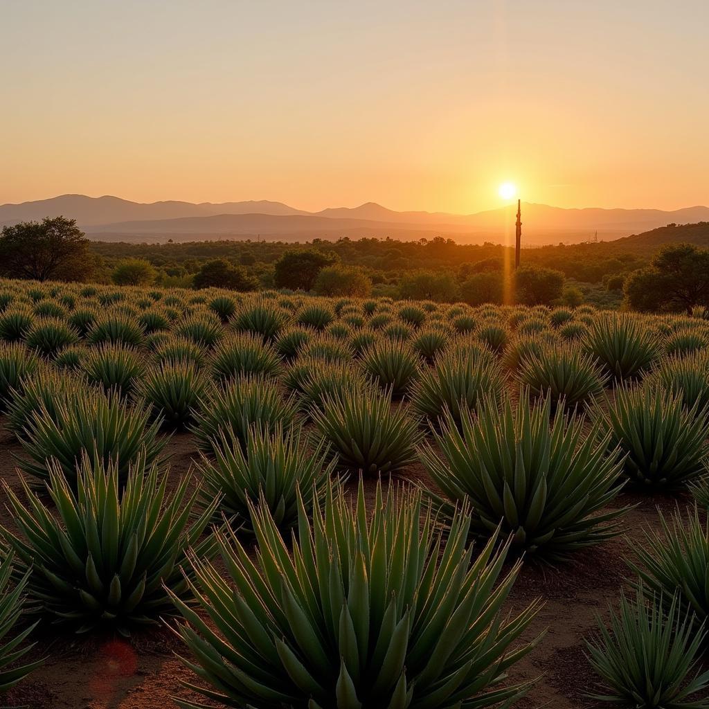 Don Julio Agave Fields in Jalisco, Mexico