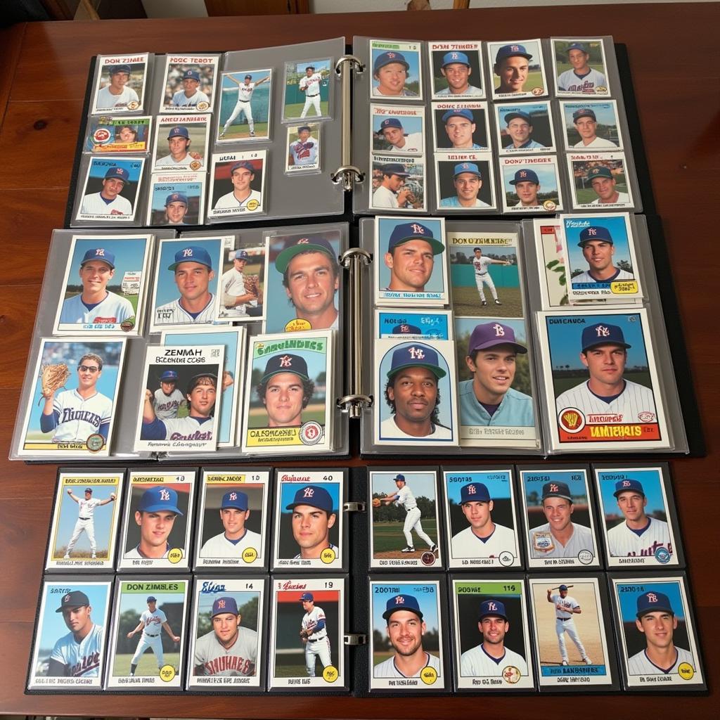 Don Zimmer Card Collection Display