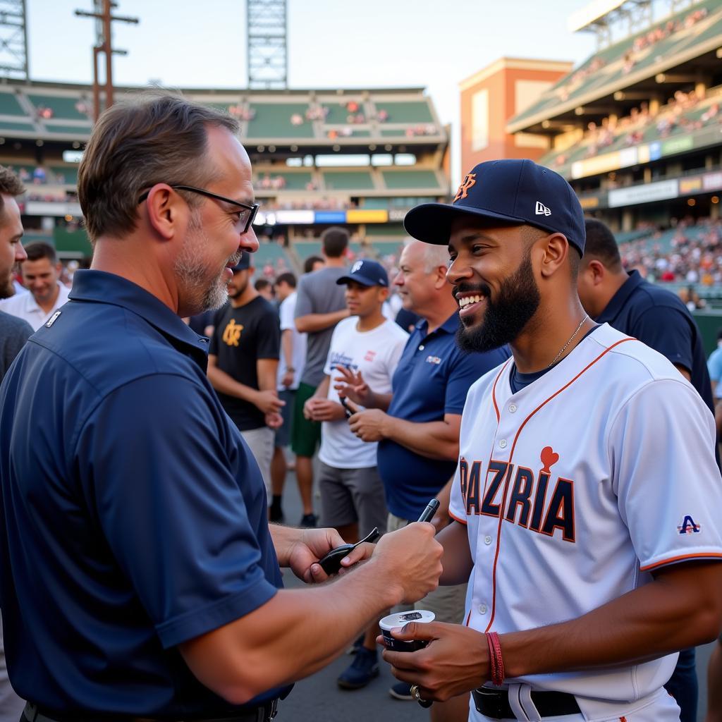 Donnie Moore Interacting with Fans