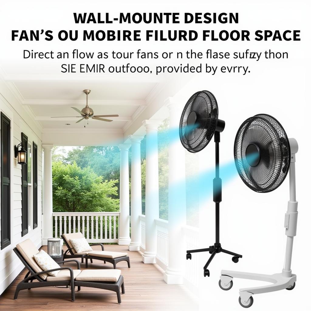 Double Fan Outdoor Wall-Mounted Options