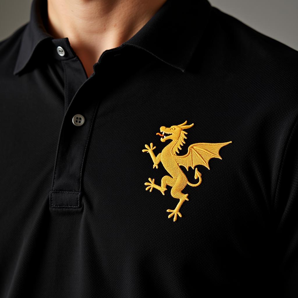 Stylish Dragon Polo Shirt Design