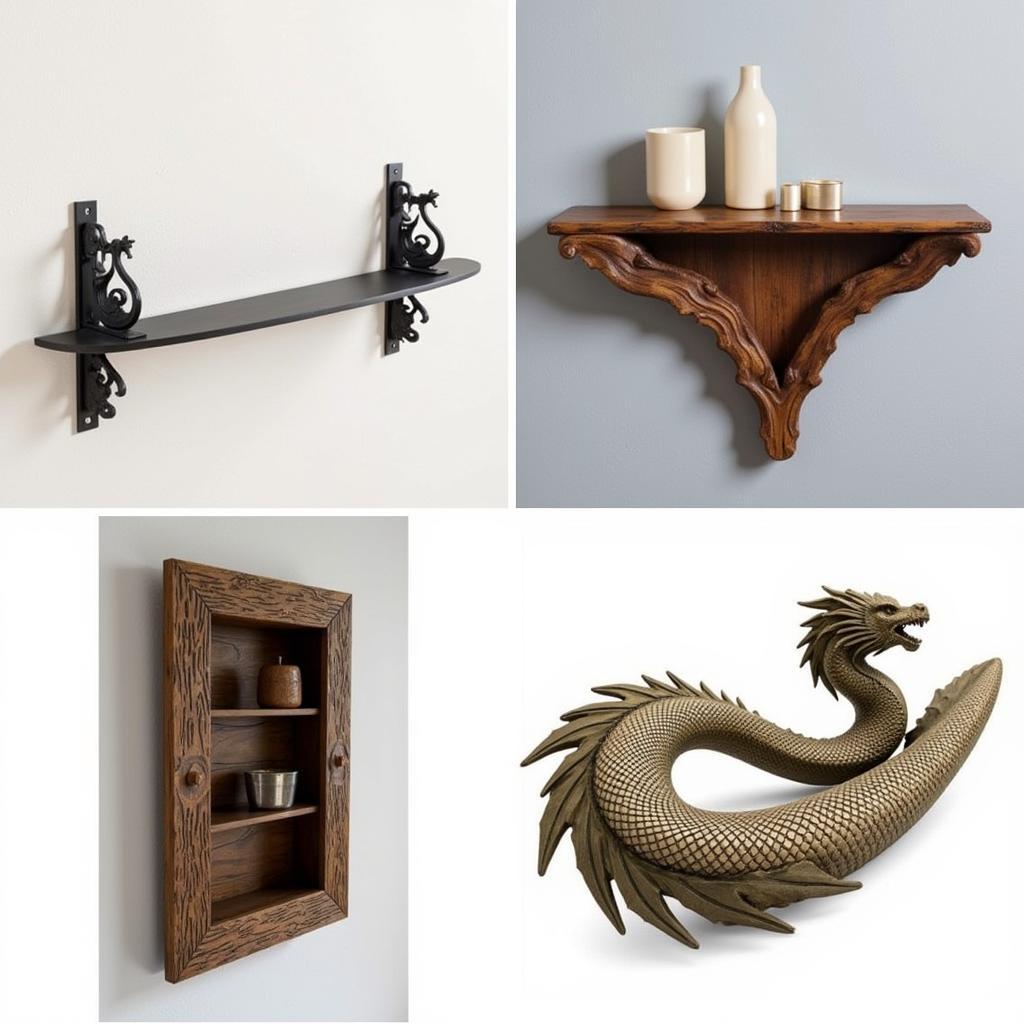 Dragon Shelf Design Ideas: Modern, Rustic, and Fantasy Styles