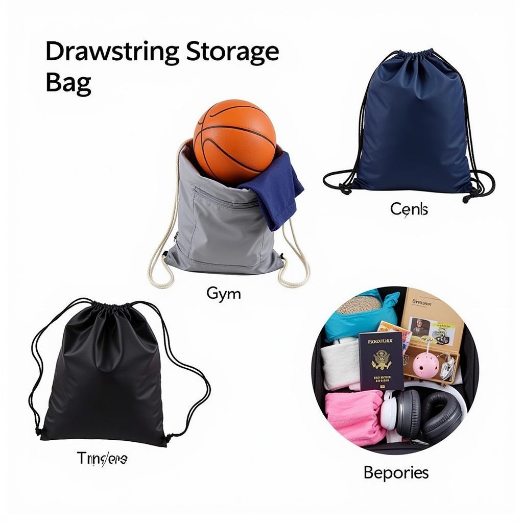 Drawstring Bags for Sports and Travel