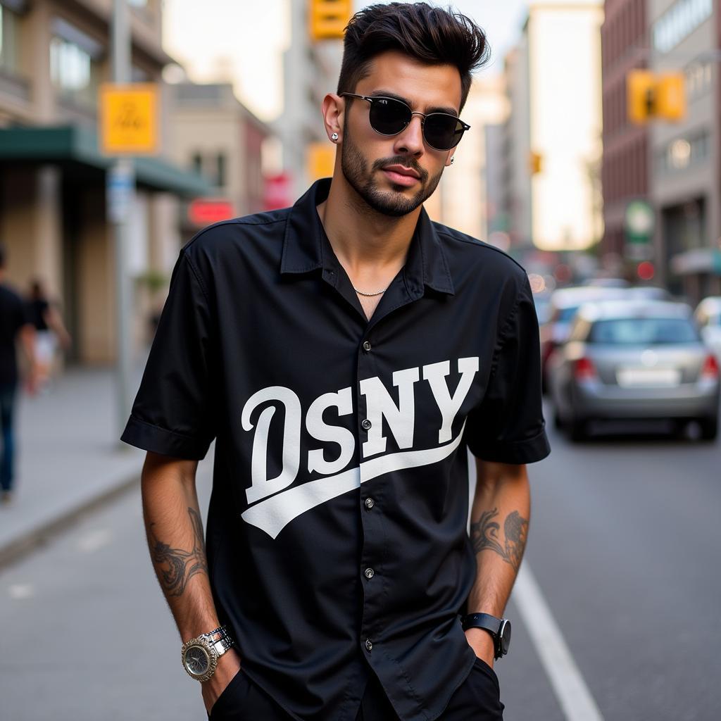 DSNY Shirt Street Style