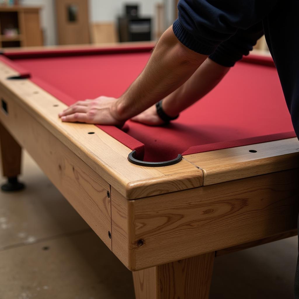 Dufferin Pool Table Craftsmanship