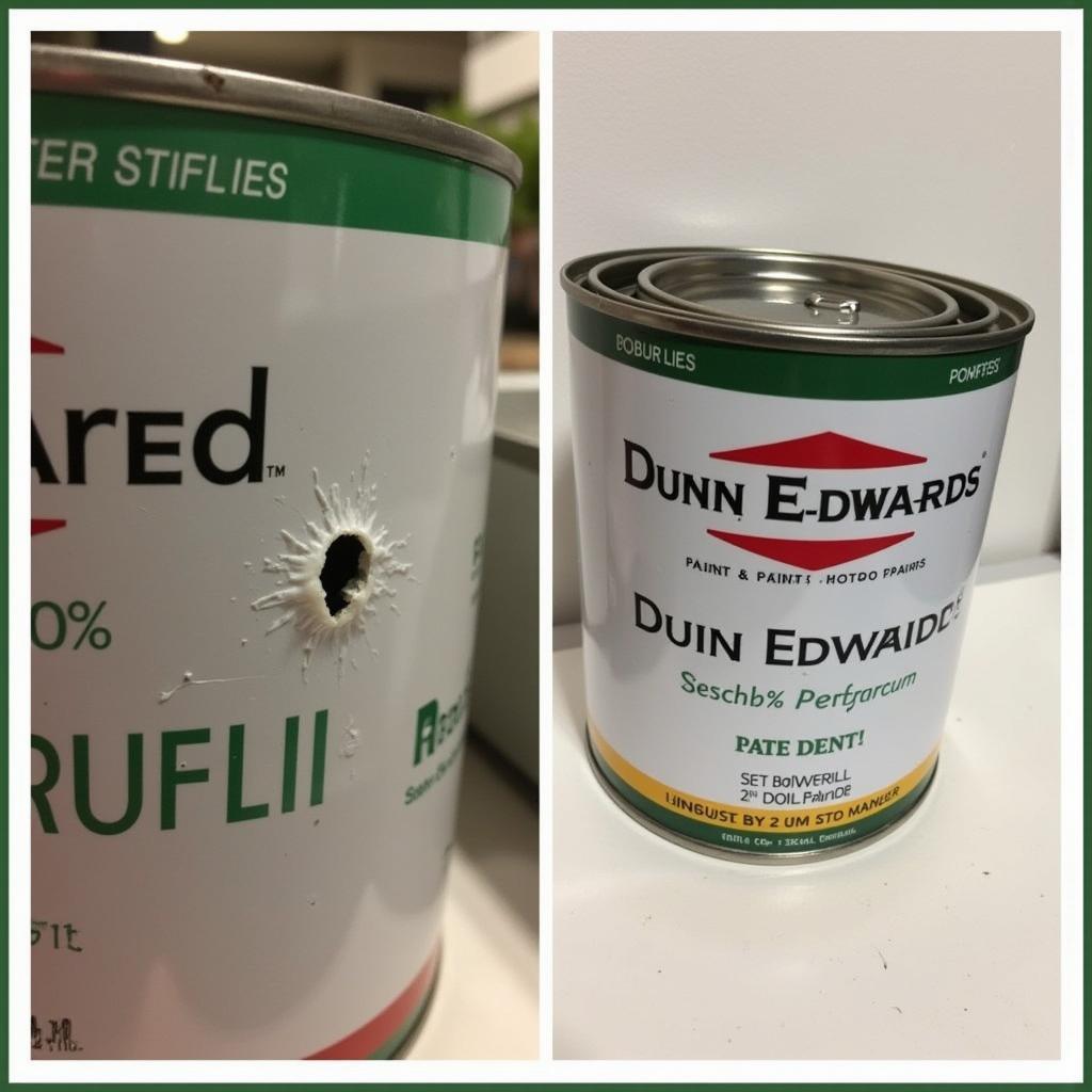 Dunn Edwards Damaged Paint Can Replacement