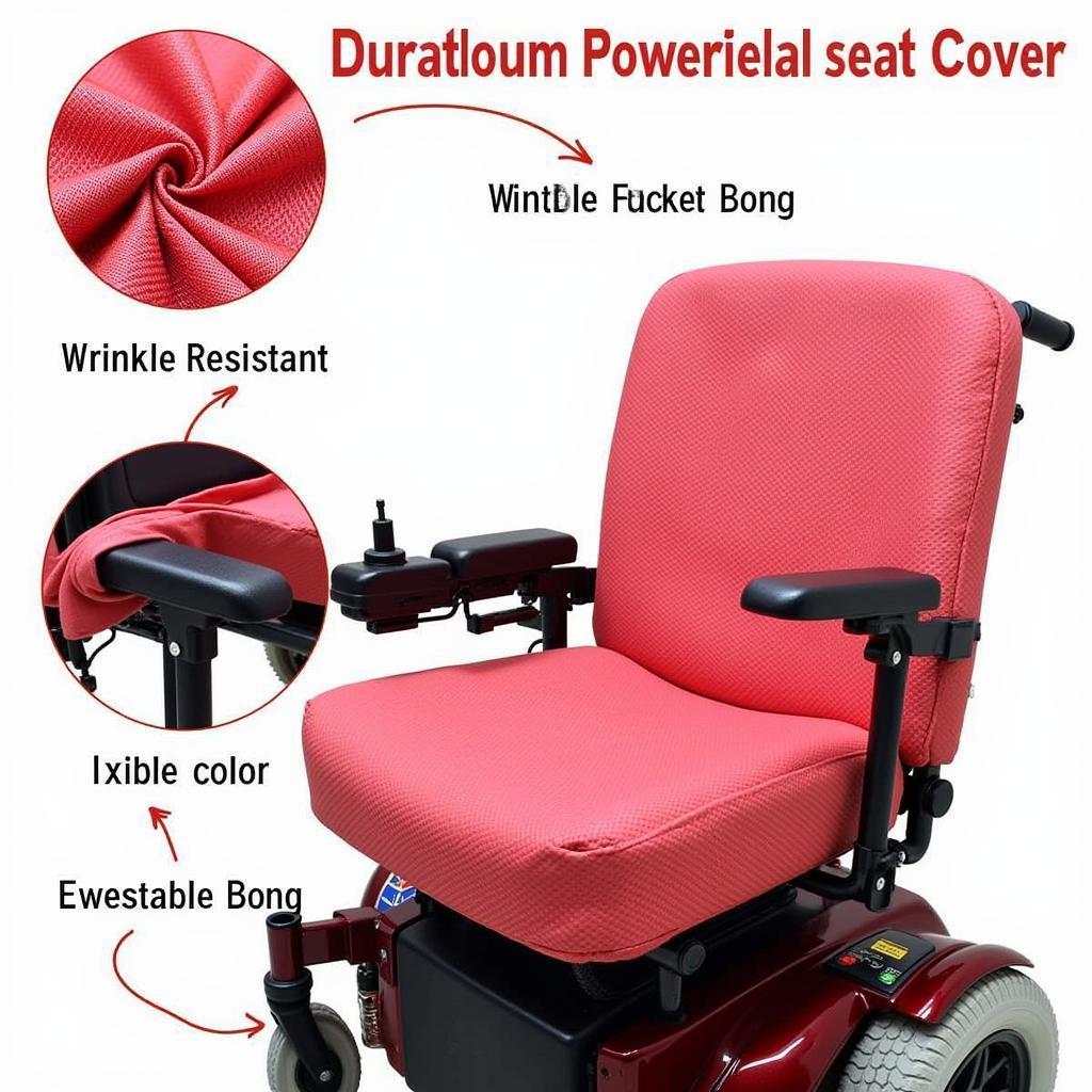 Durable Polyester Wheelchair Seat Cover