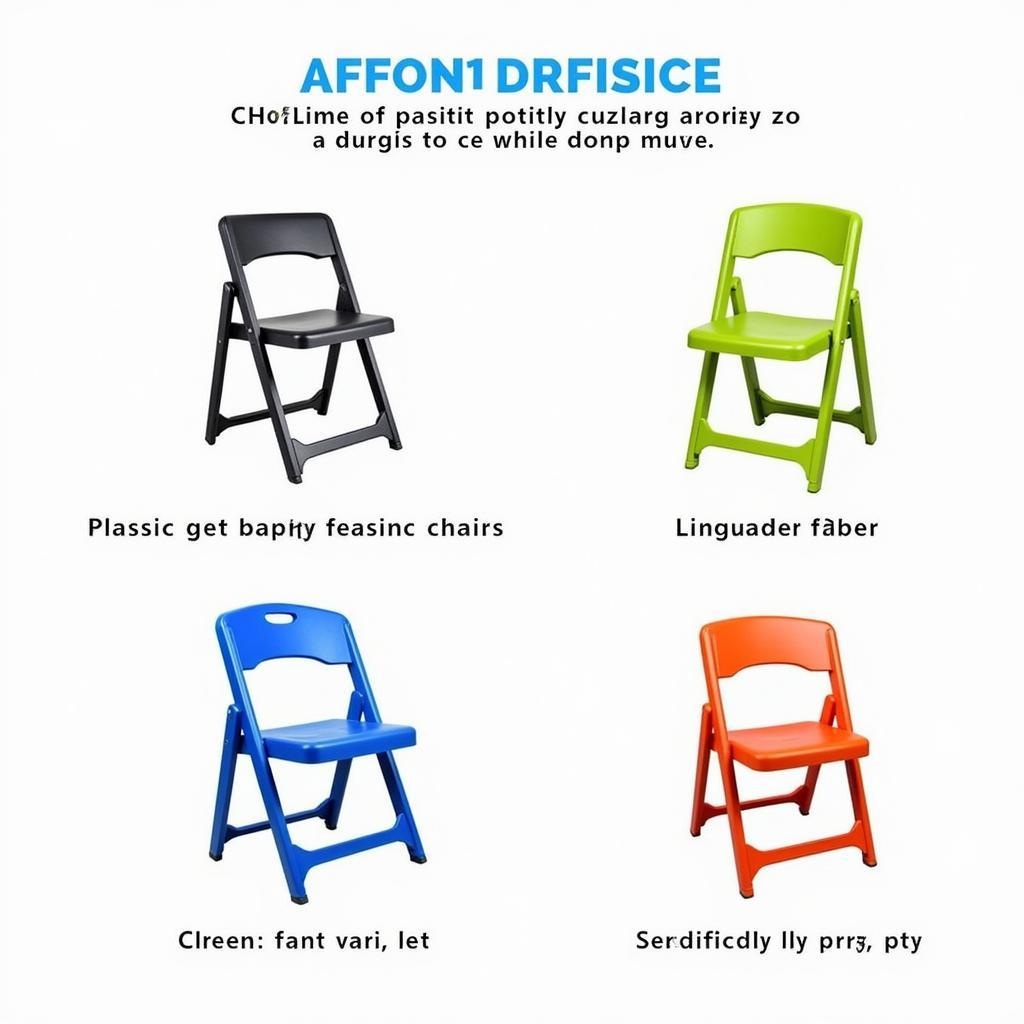 Durable, Portable, and Affordable Plastic Folding Chairs