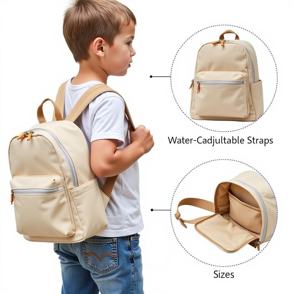 Durable Toy Backpack with Adjustable Straps