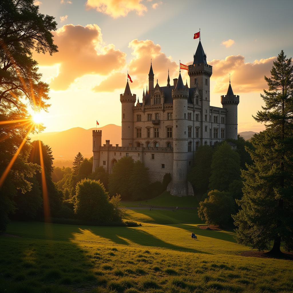 East Royal Castle at Sunrise