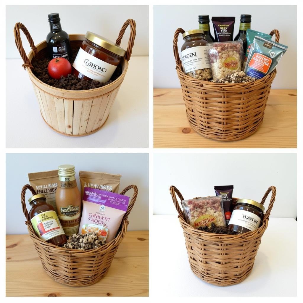 Eco-friendly big hug gift baskets using sustainable materials.