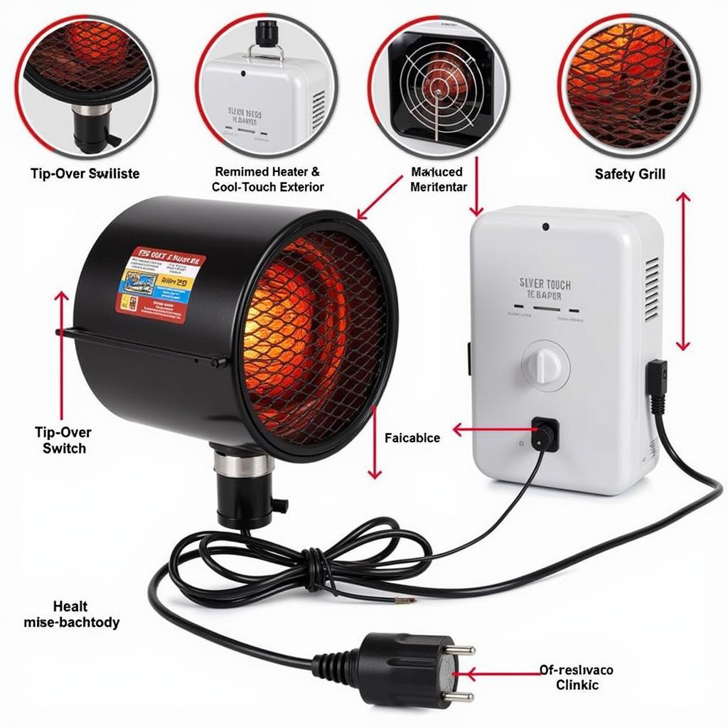 Electric Dugout Heater with Safety Features