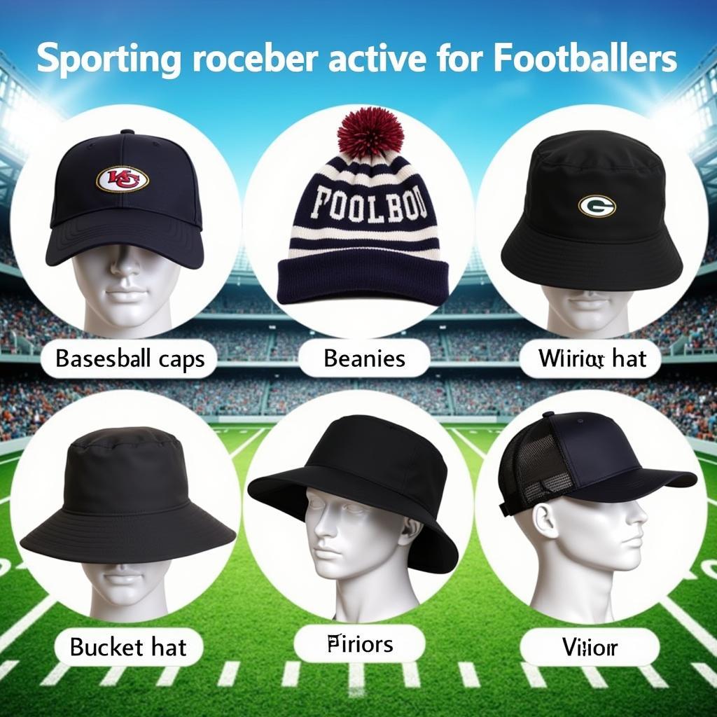 Different Eline Hat Styles for Footballers