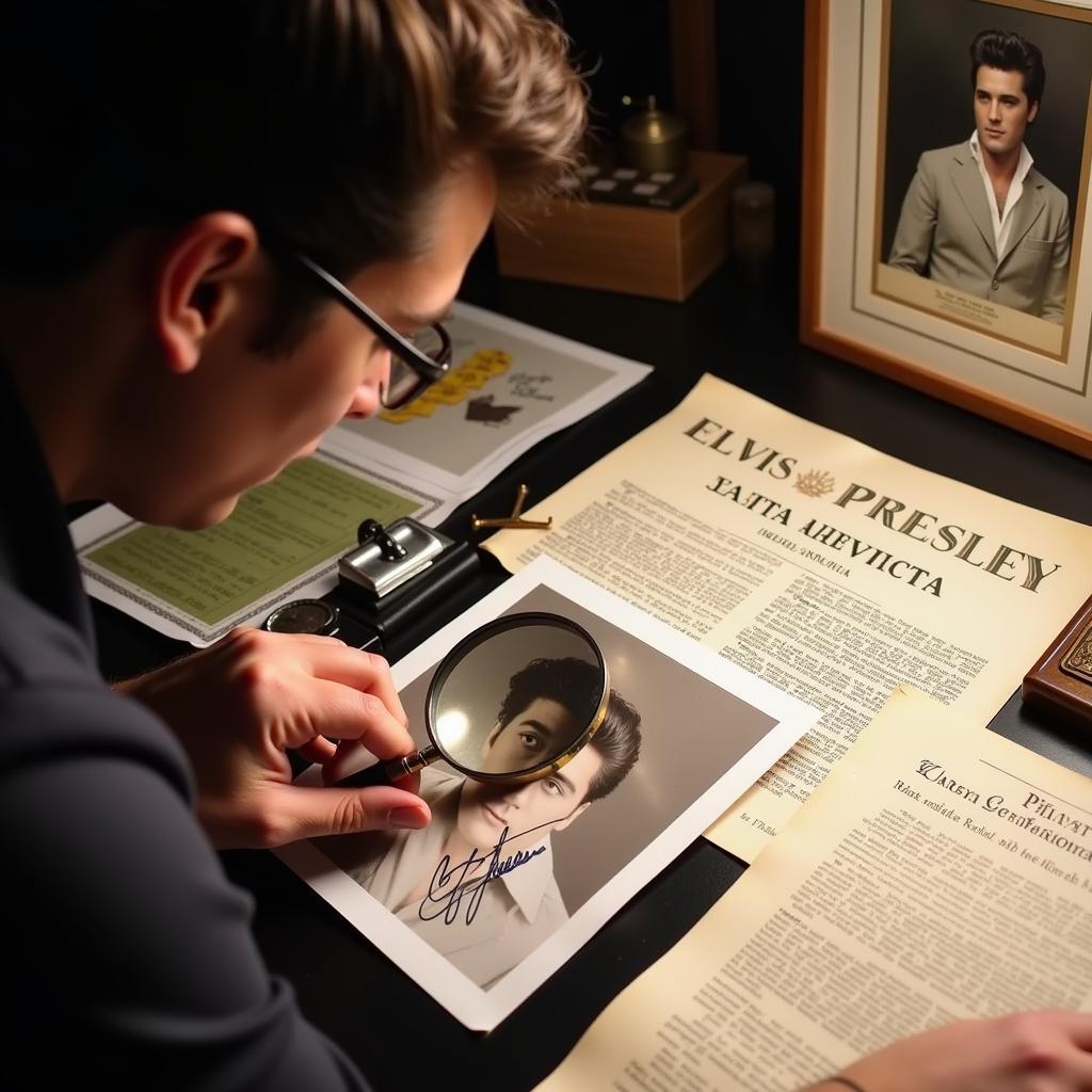 Authenticating Elvis Memorabilia