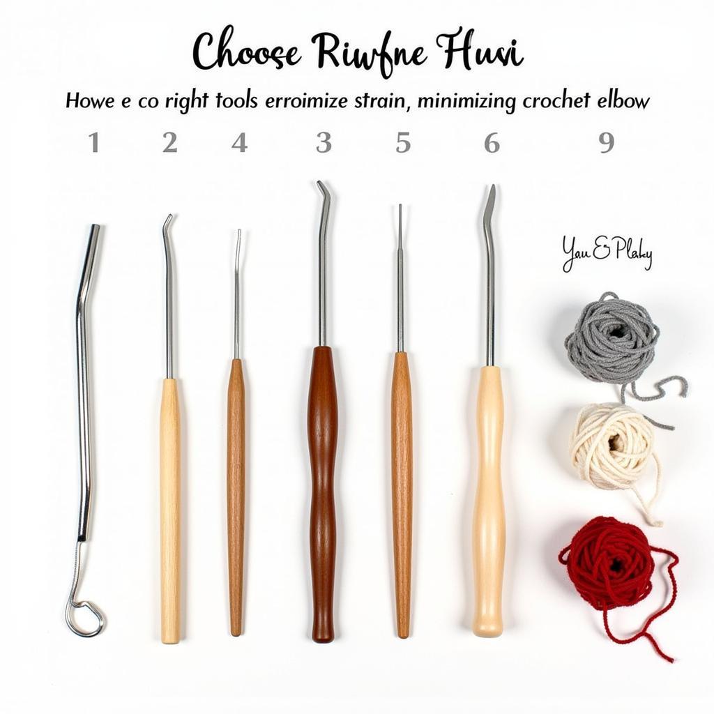 Ergonomic Crochet Hooks and Yarn: Choosing the Right Tools for Comfortable Crocheting