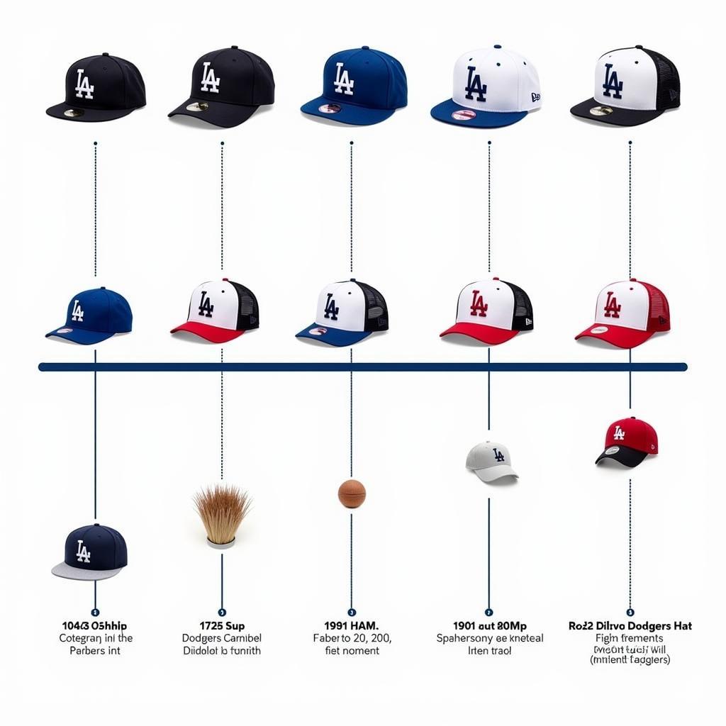 Evolution of the Dodgers Hat