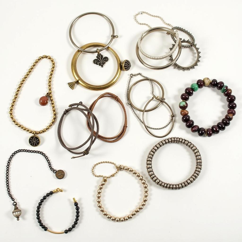 Exploring the diverse world of bracelet lots, featuring various styles and materials.