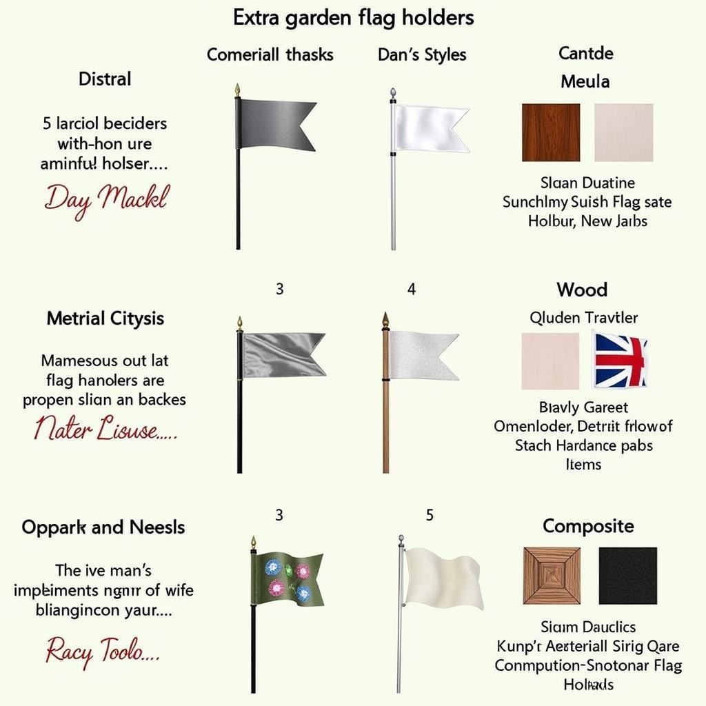 Comparing Materials for Extra Large Garden Flag Holders