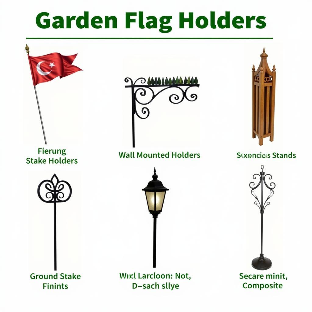 Different Types of Extra Large Garden Flag Holders