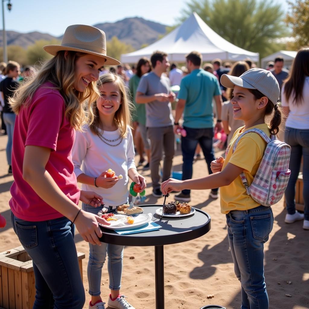 Families Enjoying the Fall Desert Classic Festivities