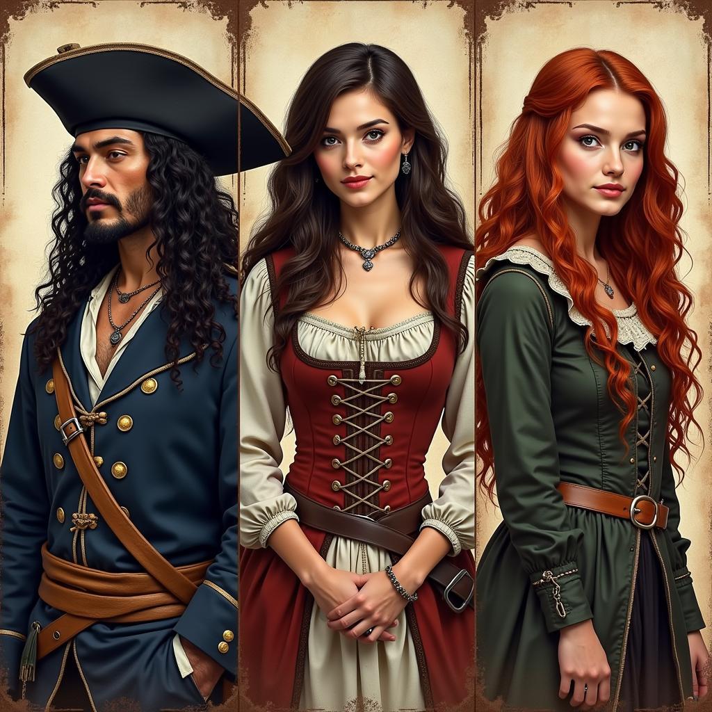 Famous Pirates: Blackbeard, Anne Bonny, and Mary Read